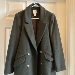 Dark green long coat